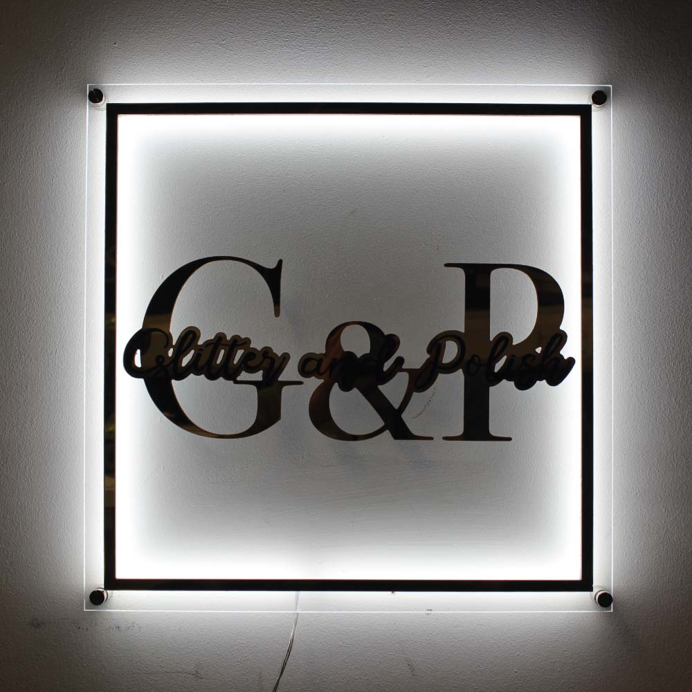 bright white light business logo