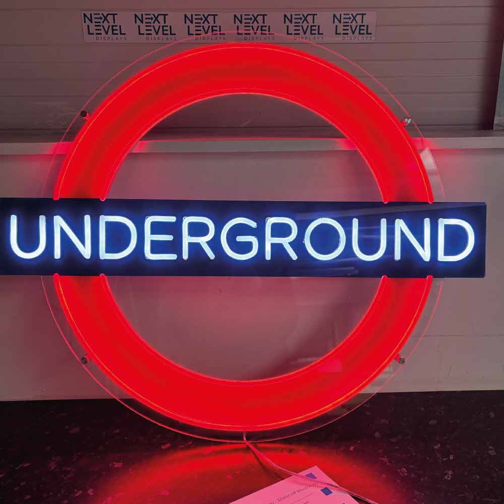 LONDON UNDERGROUND SIGN ILLUMINATED
