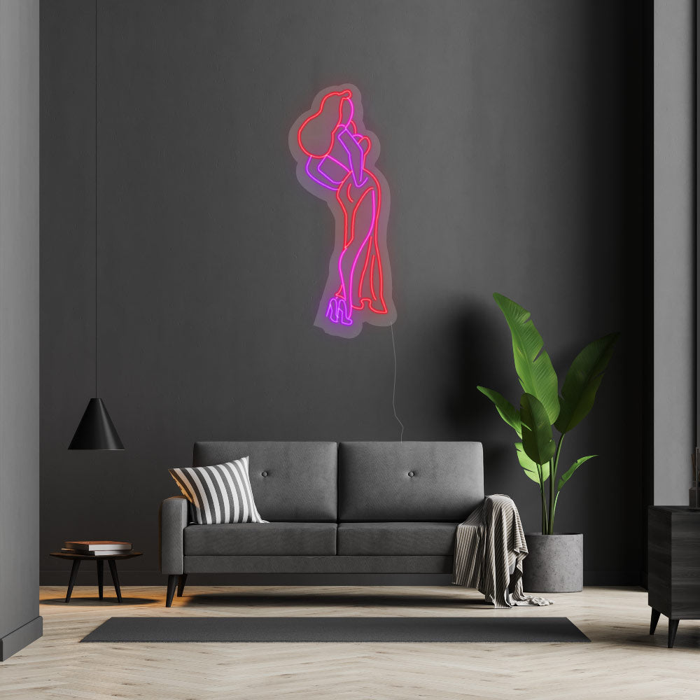 ressica rabbit hanging above a couch