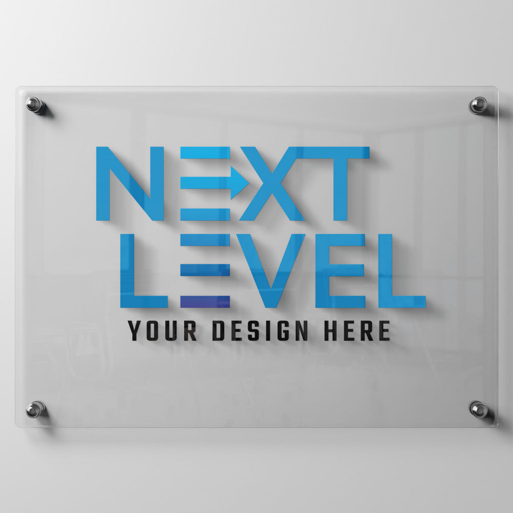Acrylic Panel Sign - Elegant and Customised Display – next level displays