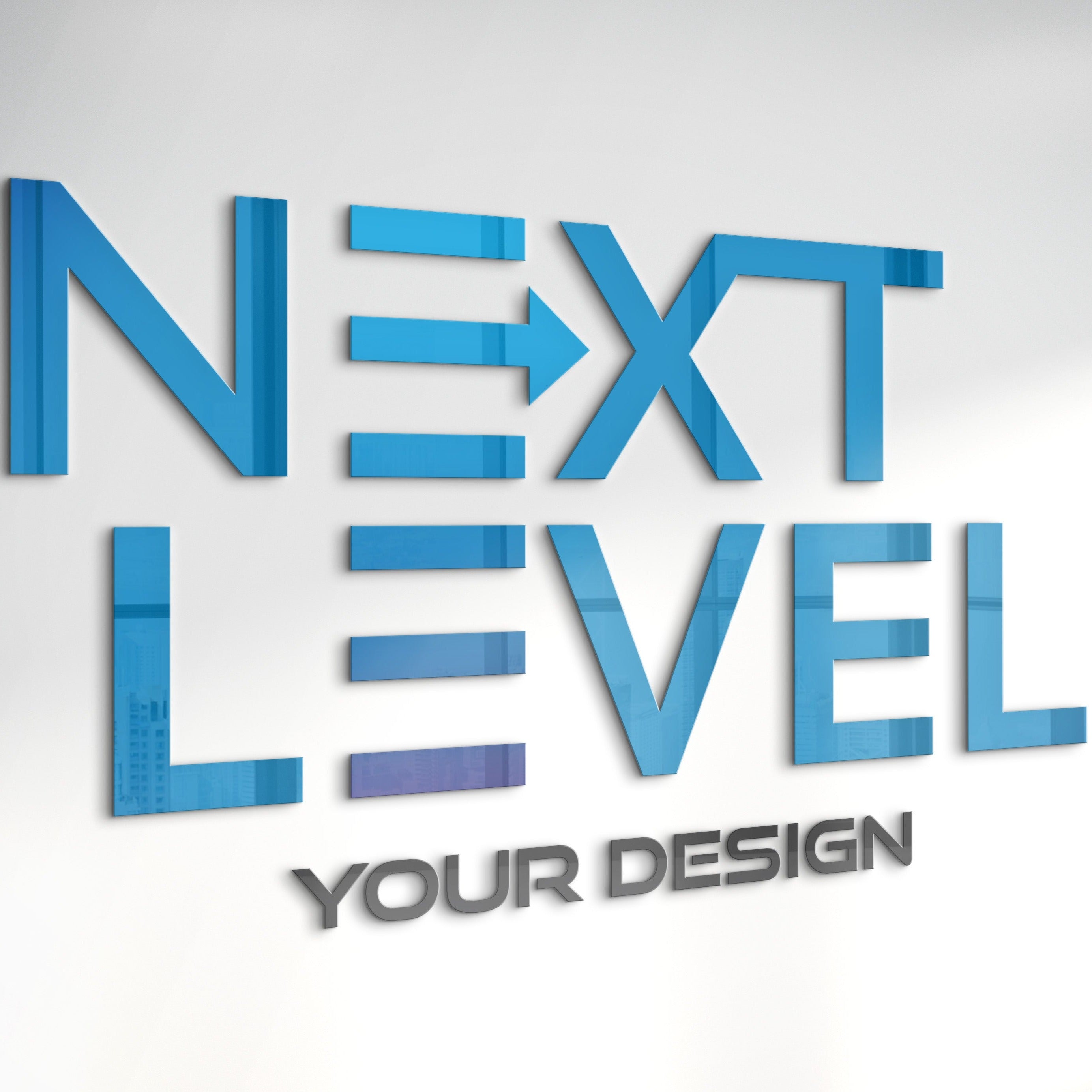 3D Printed Acrylic cut letters Custom Logo Enhance Your Shop's Visual ...