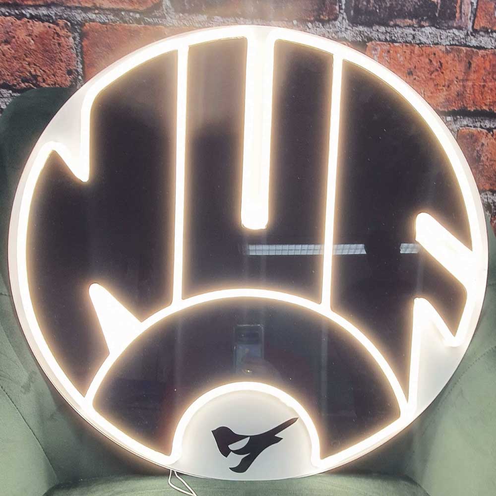 NUFC neon sign