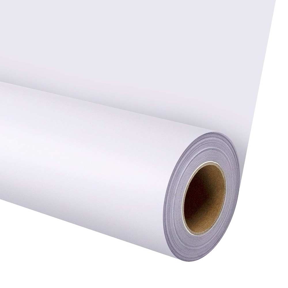 a roll of white vinyl