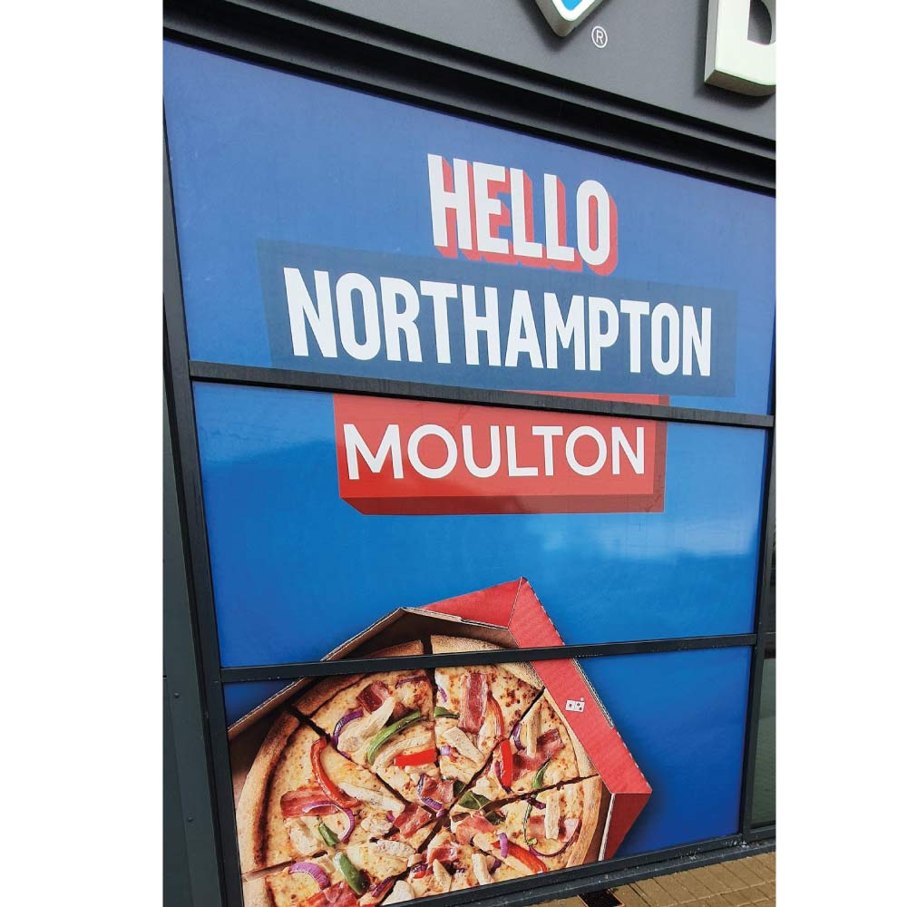 full panel prints of windows for dominos